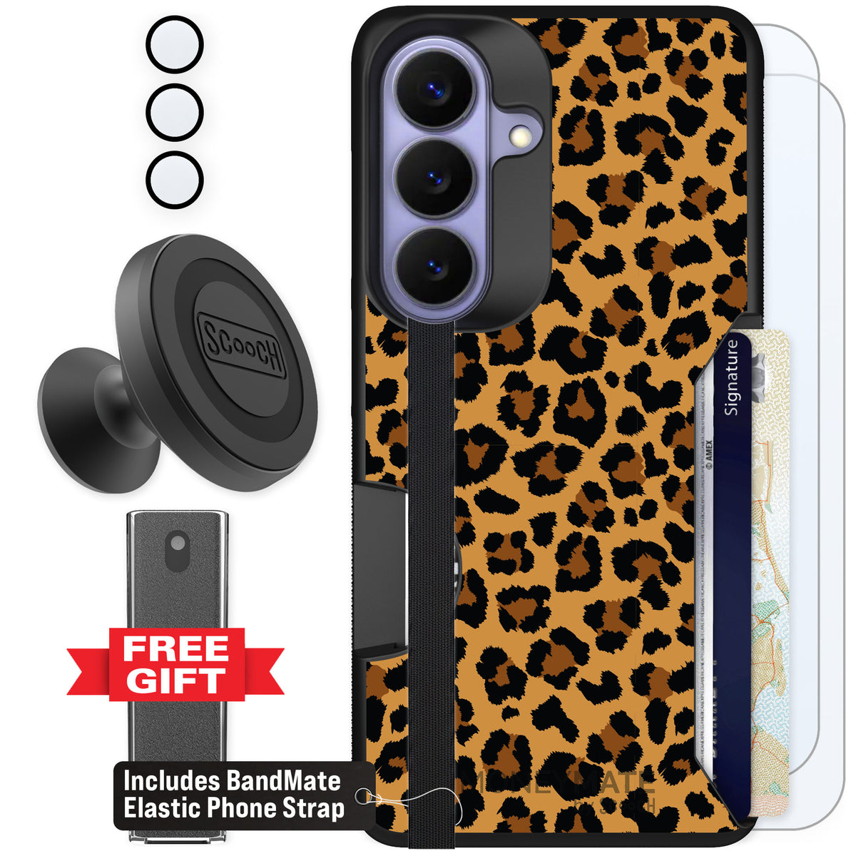 Scooch Moneymate Fierce Feline for Galaxy S26 — Defender Bundle