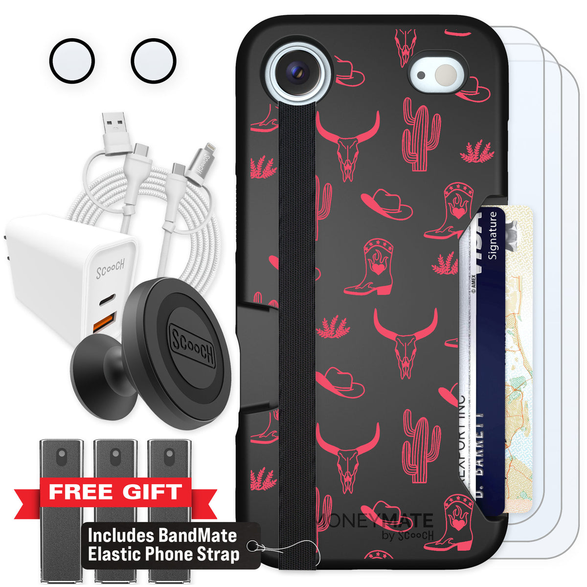 Scooch Moneymate Howdy Honey for iPhone Air — Ultimate Bundle