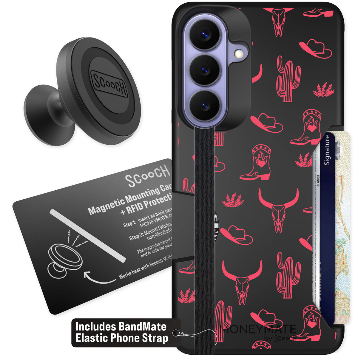 Scooch Moneymate Howdy Honey for Galaxy S26+ — Starter Bundle