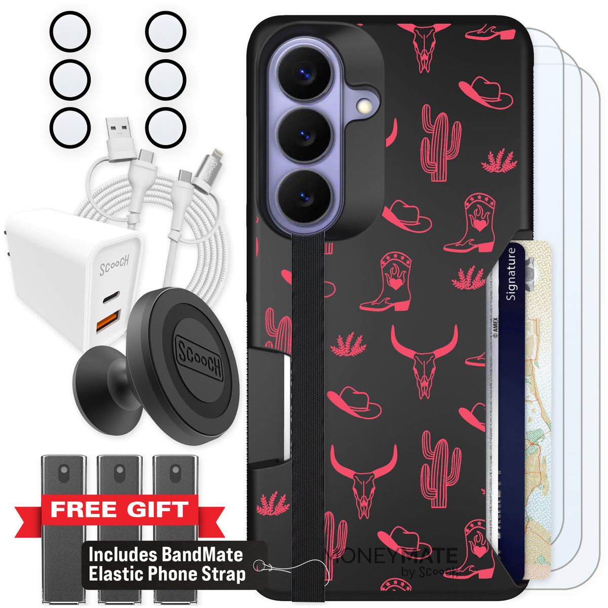 Scooch Moneymate Howdy Honey for Galaxy S26 — Ultimate Bundle