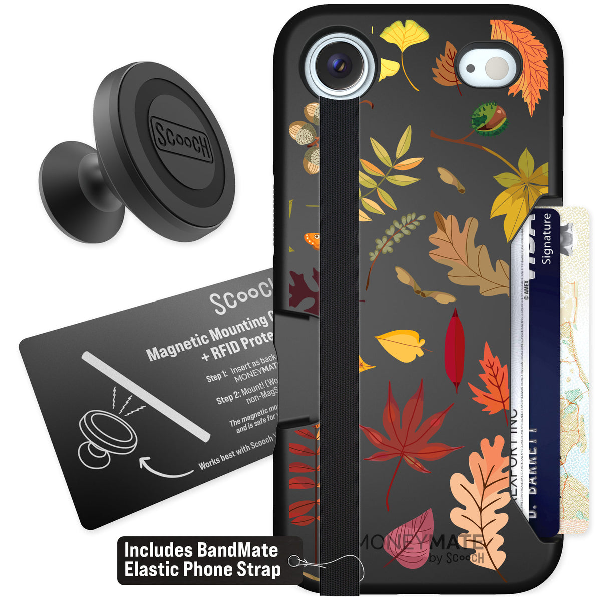 Scooch Moneymate Autumn Leaves for iPhone Air — Starter Bundle