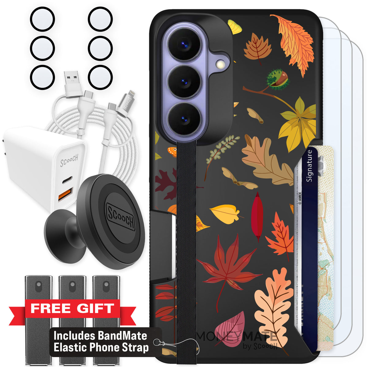 Scooch Moneymate Autumn Leaves for Galaxy S26 — Ultimate Bundle