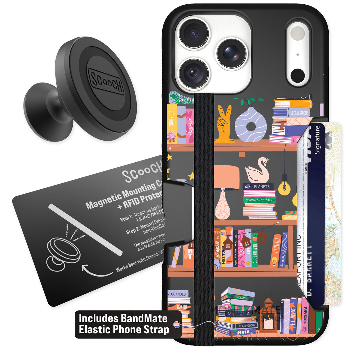 Scooch Moneymate Little Library for iPhone 18 Pro Max — Starter Bundle