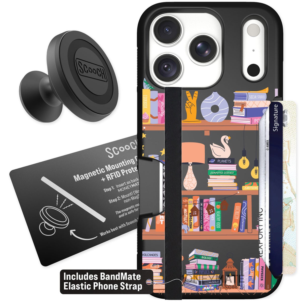 Scooch Moneymate Little Library for iPhone 18 Pro — Starter Bundle