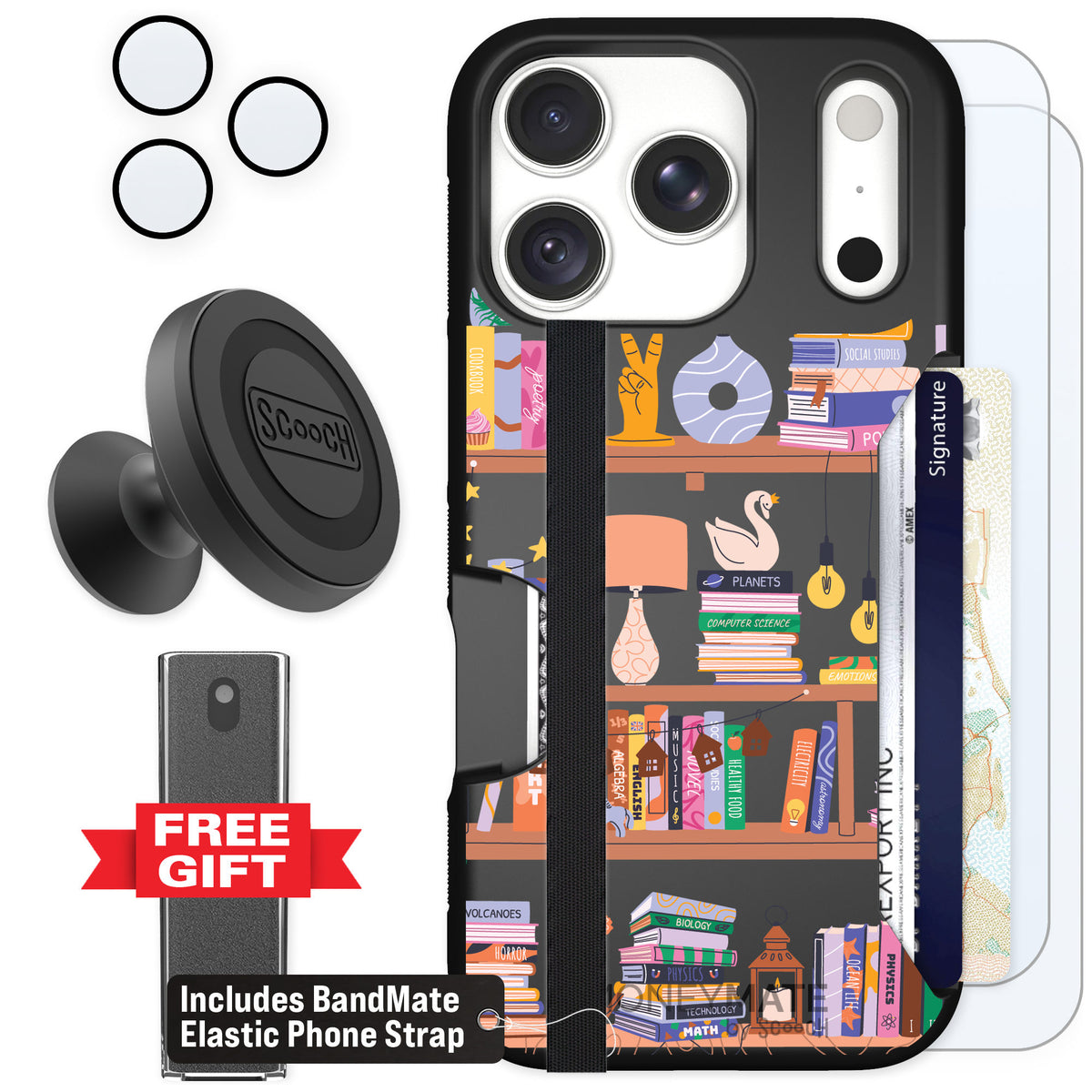 Scooch Moneymate Little Library for iPhone 18 Pro — Defender Bundle