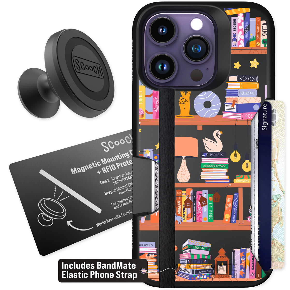 Scooch Moneymate Little Library for iPhone 14 Pro — Starter Bundle