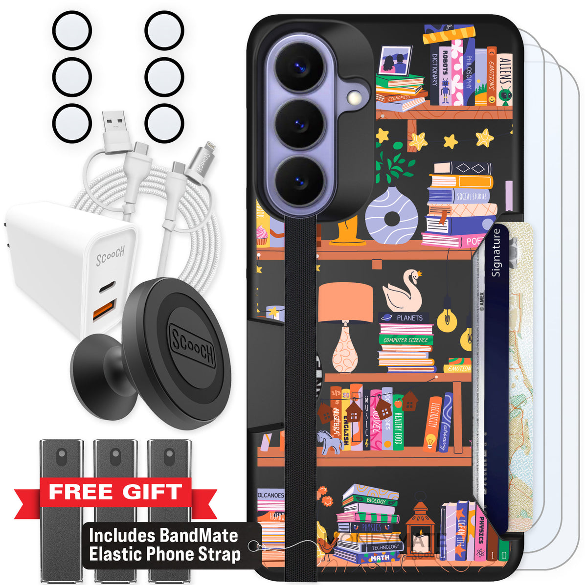 Scooch Moneymate Little Library for Galaxy S26+ — Ultimate Bundle