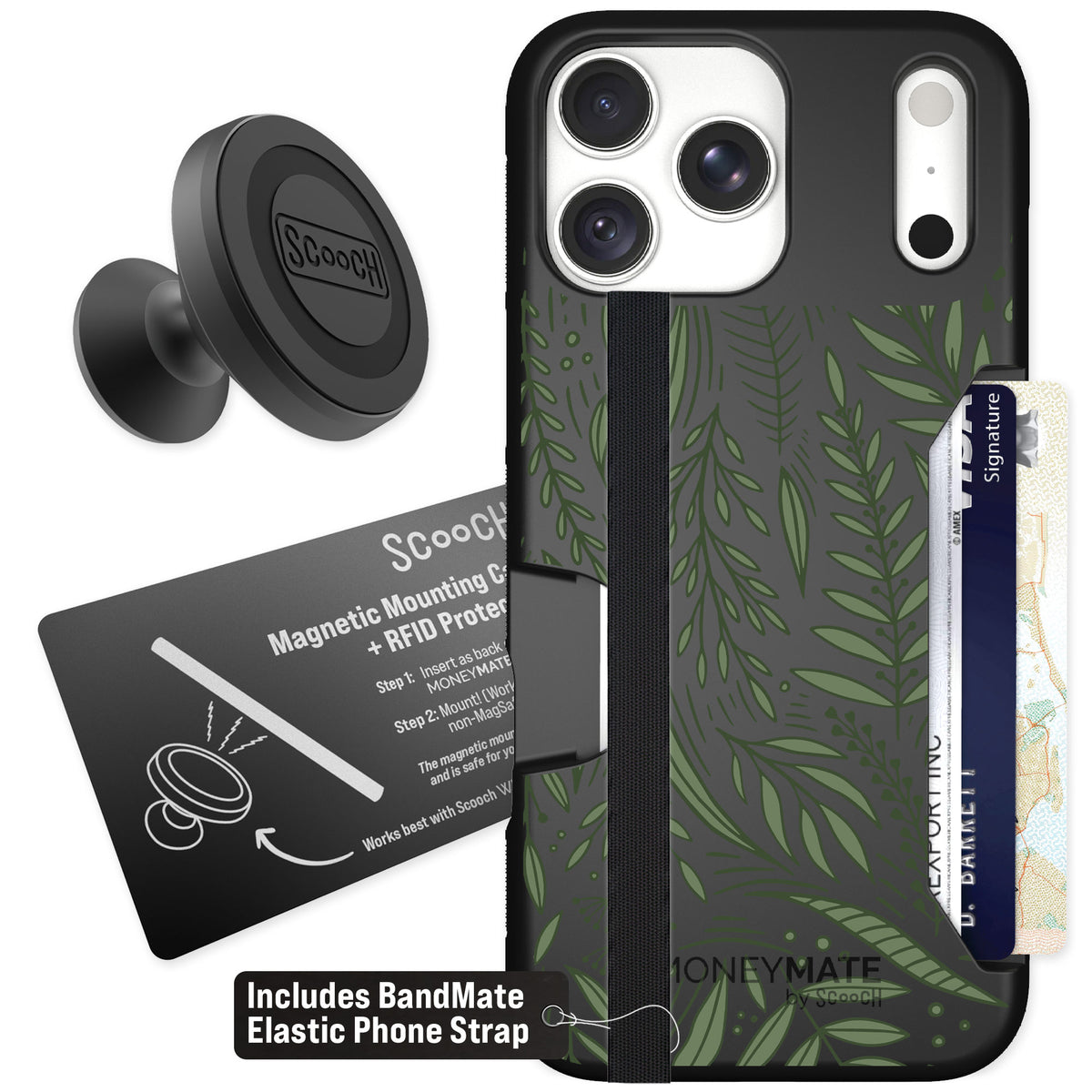 Scooch Moneymate Willow Garden for iPhone 18 Pro Max — Starter Bundle