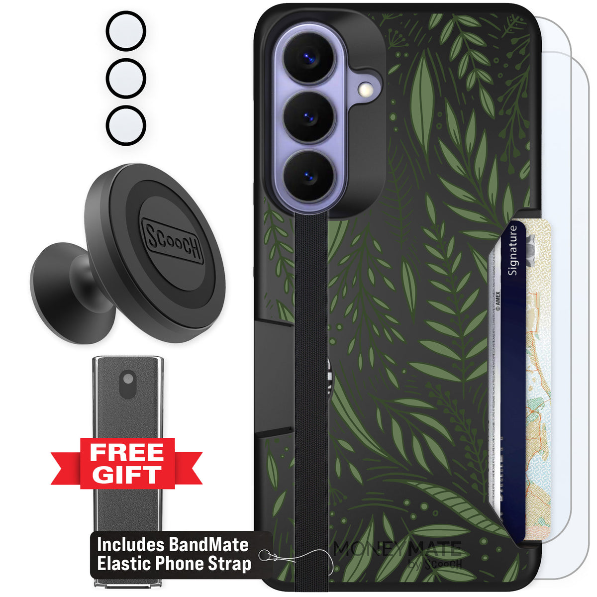 Scooch Moneymate Willow Garden for Galaxy S26+ — Defender Bundle