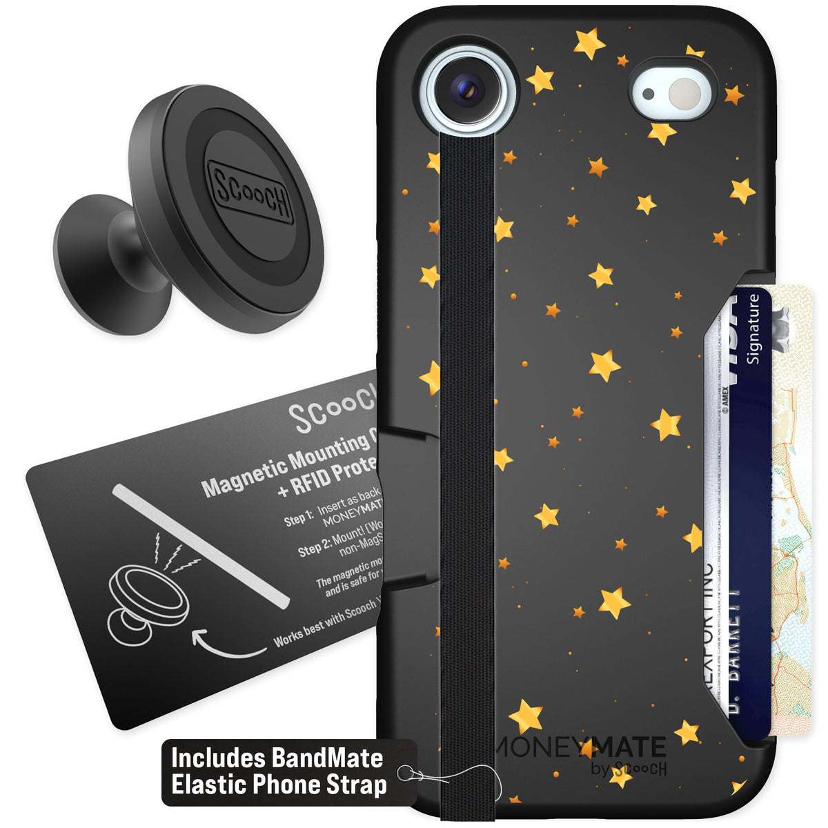 Scooch Moneymate Gold Stars for iPhone Air — Starter Bundle