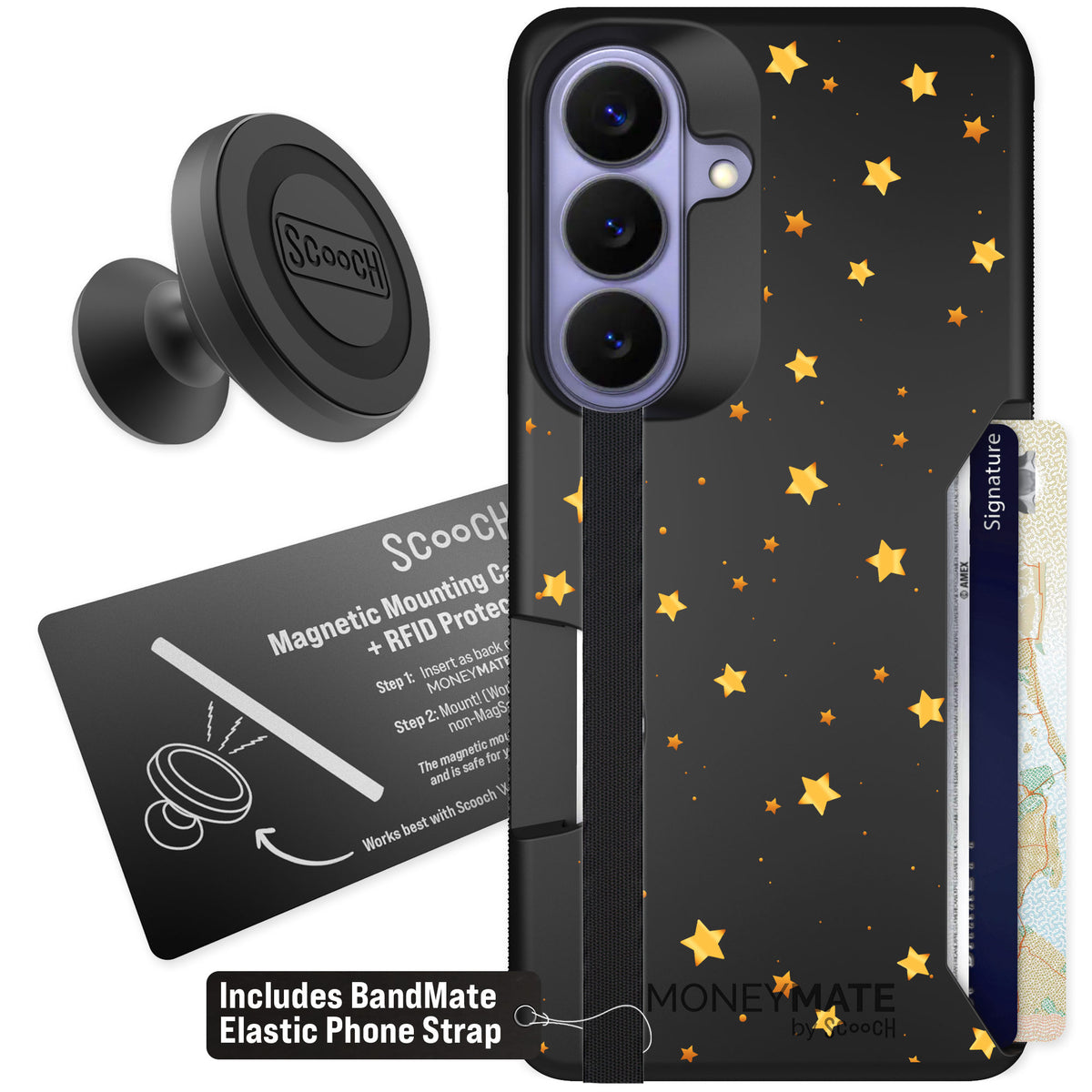 Scooch Moneymate Gold Stars for Galaxy S26 — Starter Bundle
