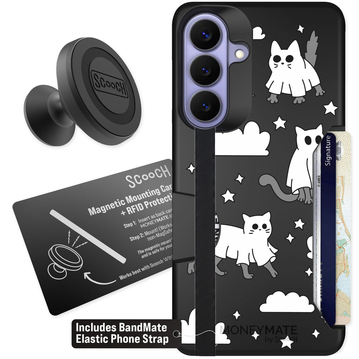 Scooch Moneymate Scaredy Cats for Galaxy S26+ — Starter Bundle