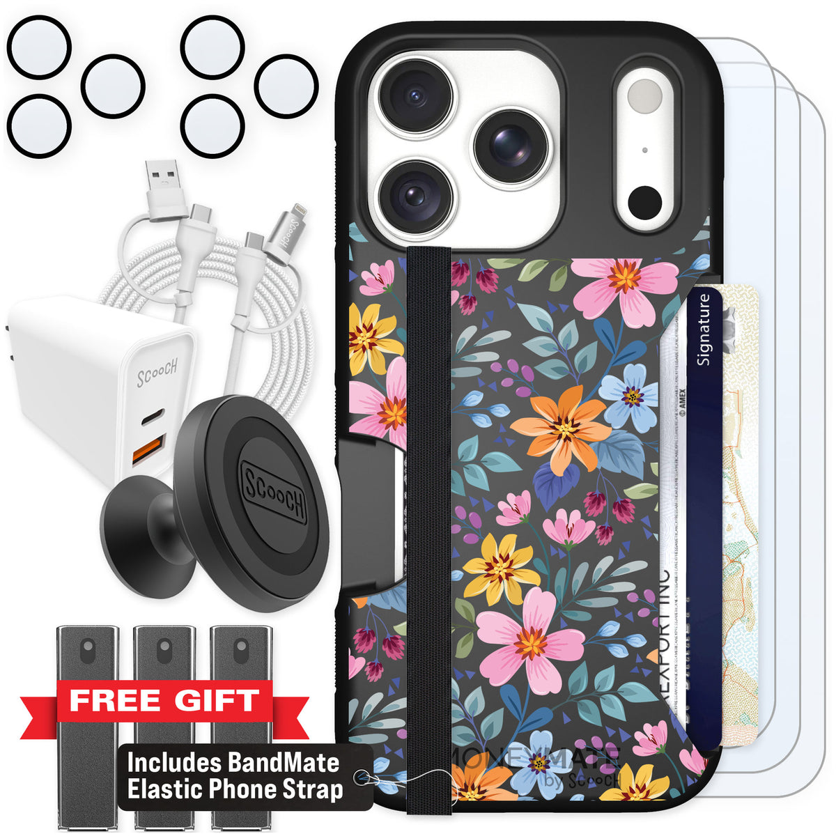 Scooch Moneymate Full Bloom for iPhone 18 Pro — Ultimate Bundle