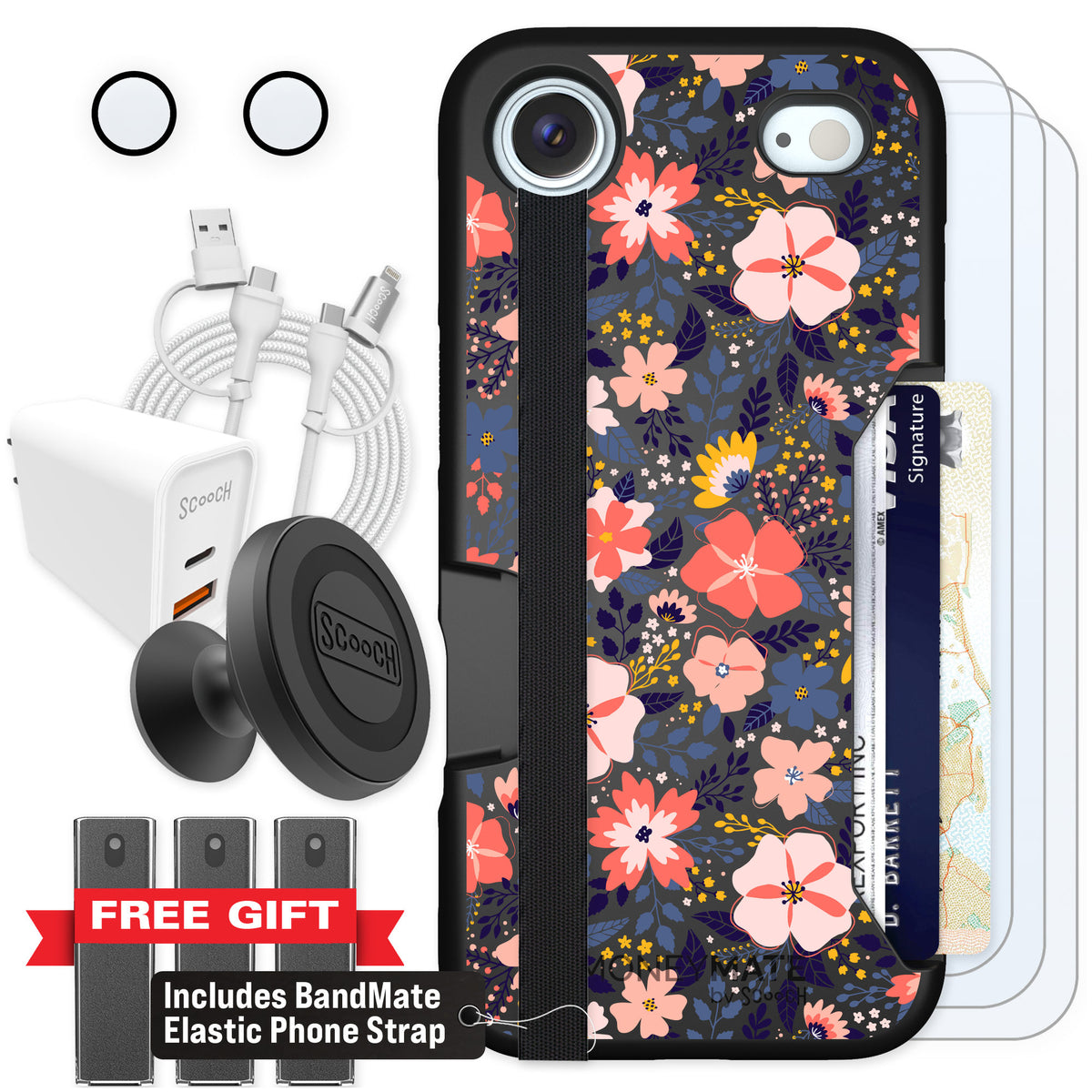 Scooch Moneymate Wildflowers for iPhone Air — Ultimate Bundle