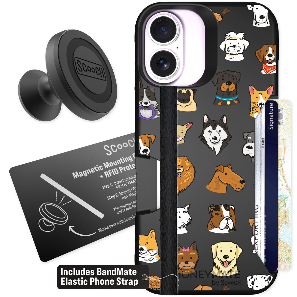 Scooch Moneymate Dog Squad for iPhone 17 — Starter Bundle
