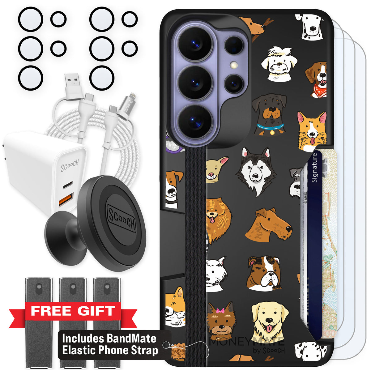 Scooch Moneymate Dog Squad for Galaxy S26 Ultra — Ultimate Bundle