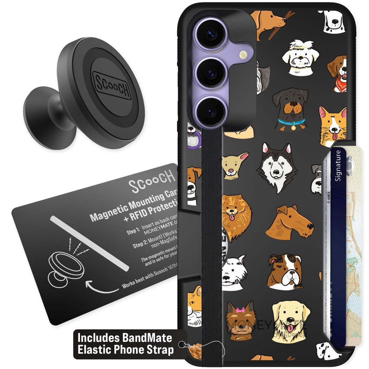 Scooch Moneymate Dog Squad for Galaxy S25+ — Starter Bundle