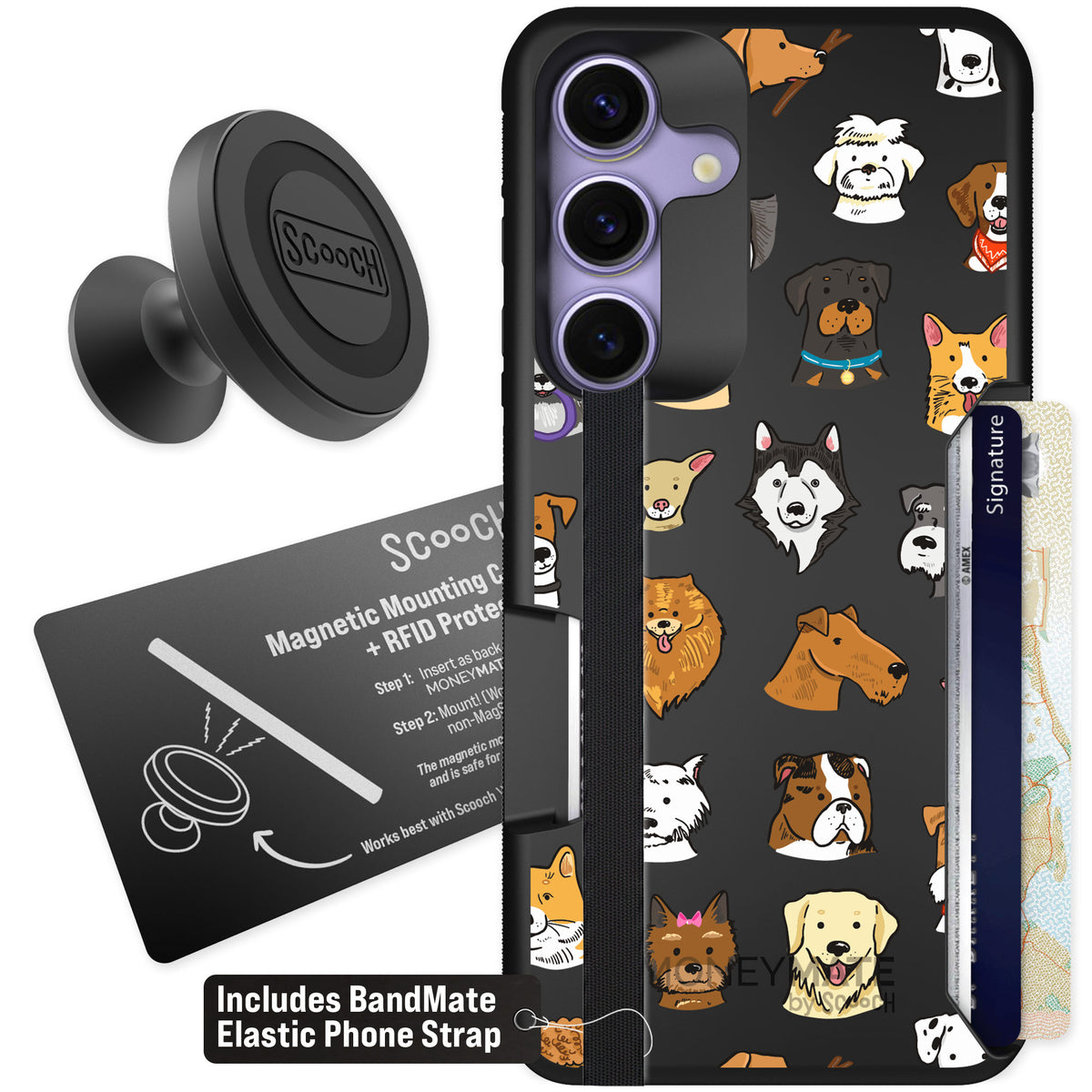 Scooch Moneymate Dog Squad for Galaxy S25 — Starter Bundle