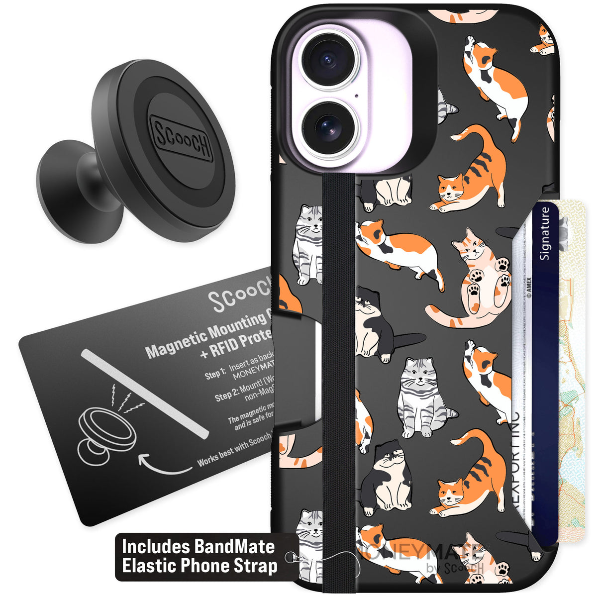 Scooch Moneymate Kitty Crew for iPhone 17 — Starter Bundle