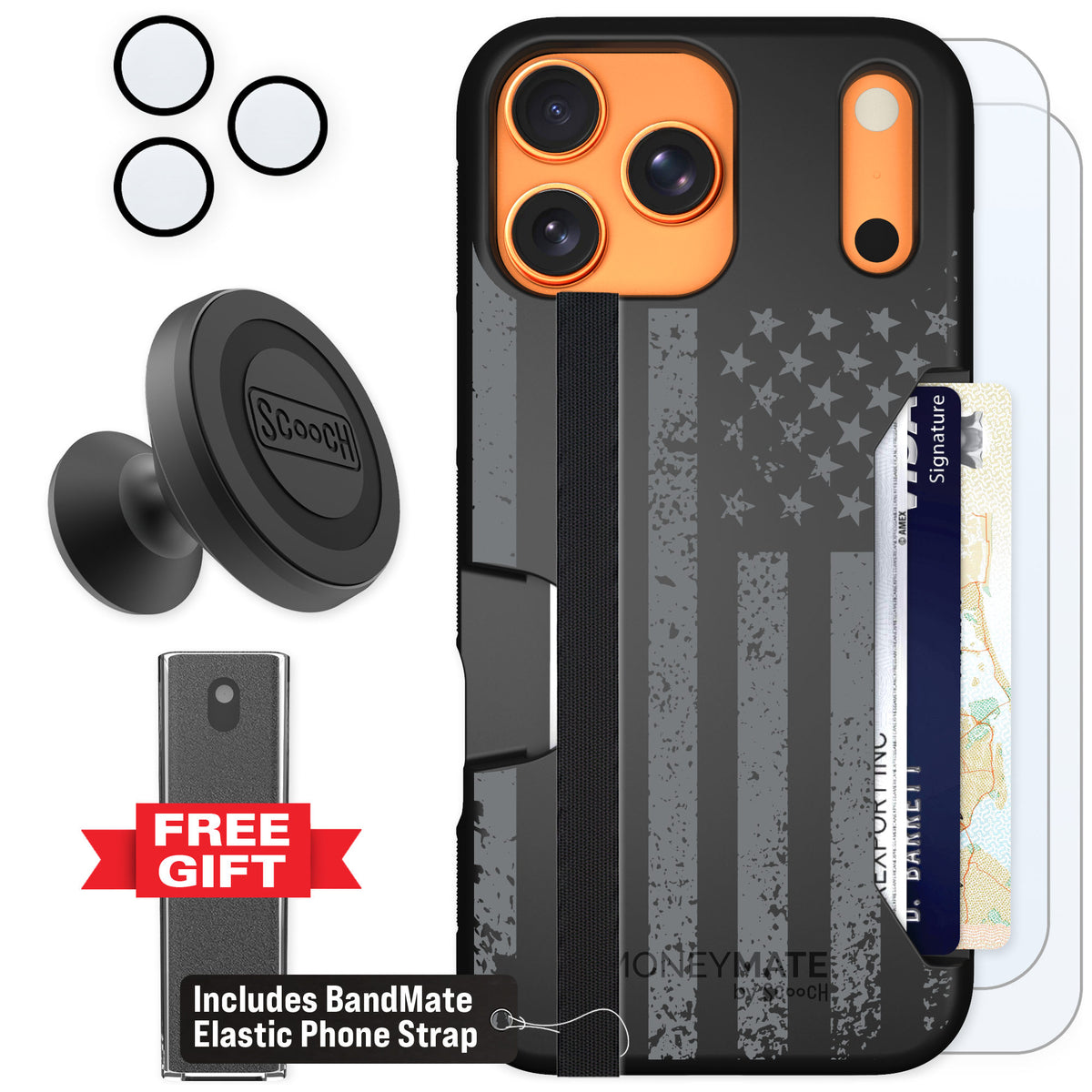 Scooch Moneymate Weathered Glory for iPhone 17 Pro Max — Defender Bundle
