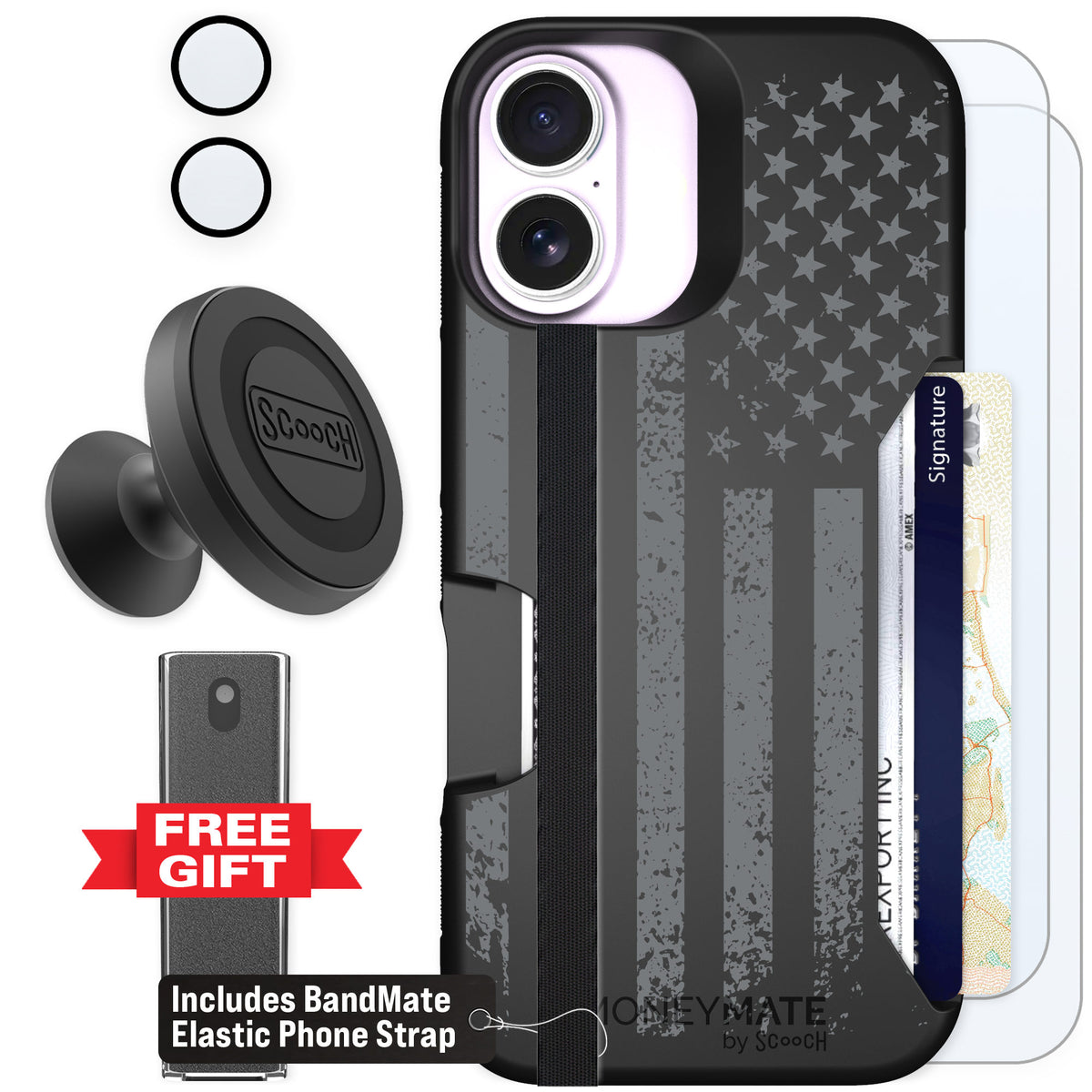 Scooch Moneymate Weathered Glory for iPhone 17 — Defender Bundle