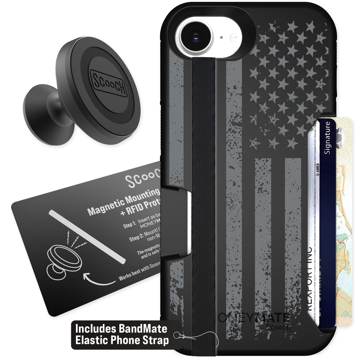 Scooch Moneymate Weathered Glory for iPhone 17e — Starter Bundle