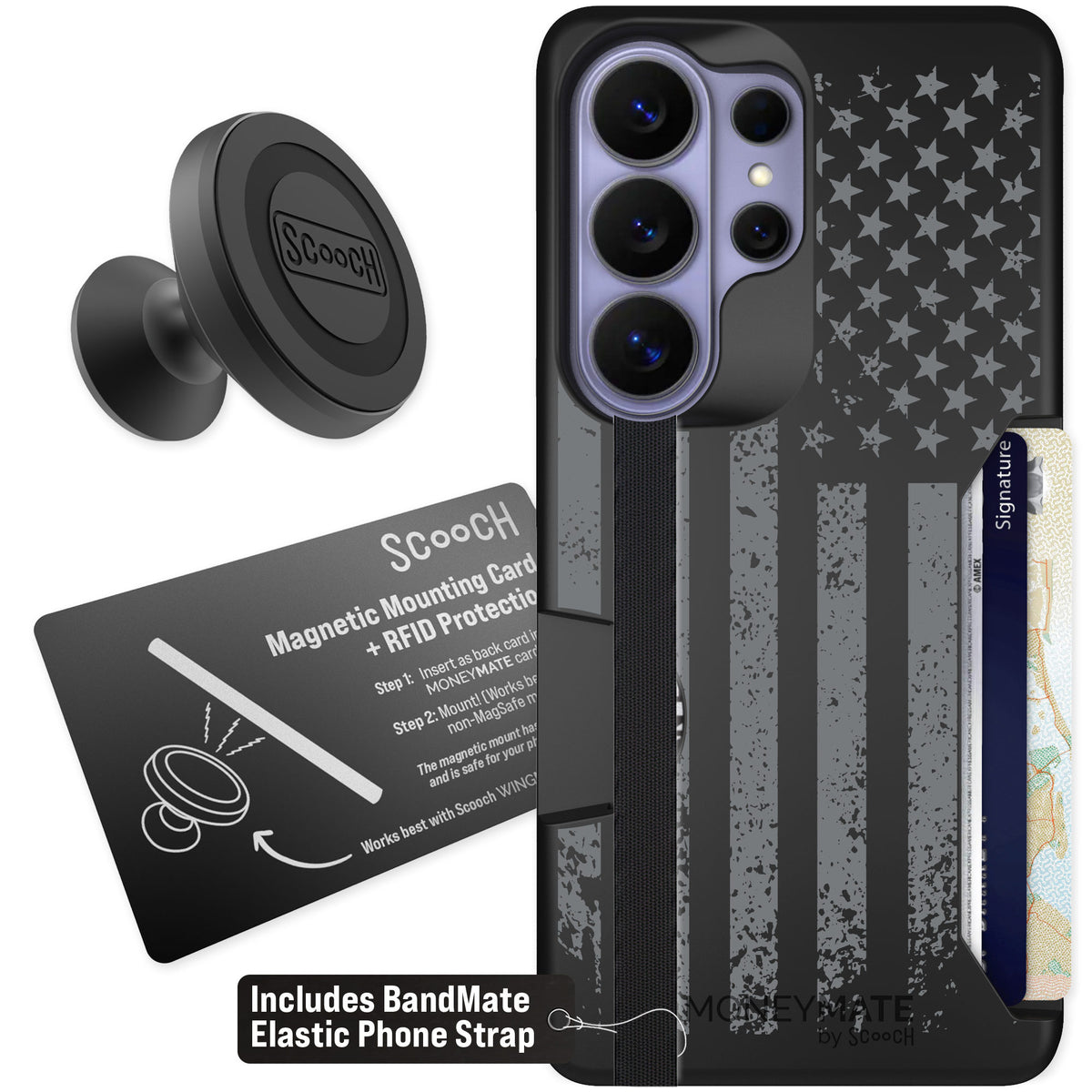 Scooch Moneymate Weathered Glory for Galaxy S26 Ultra — Starter Bundle