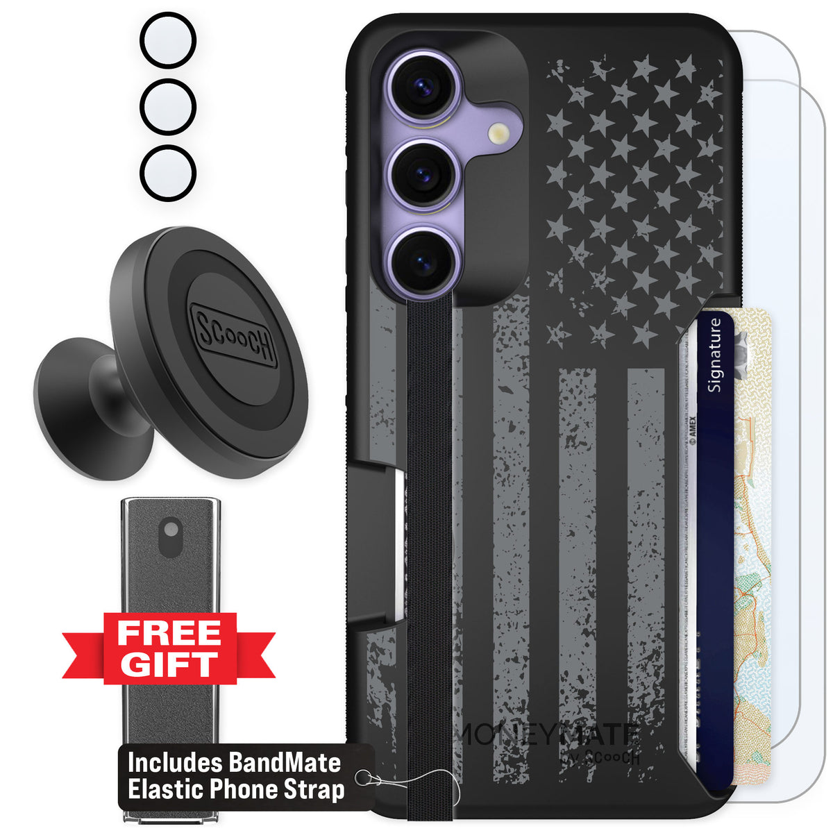 Scooch Moneymate Weathered Glory for Galaxy S25 — Defender Bundle