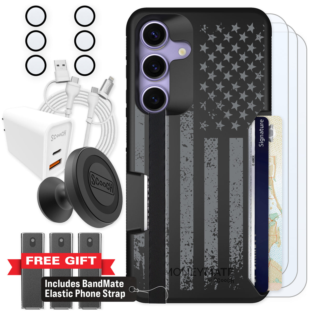 Scooch Moneymate Weathered Glory for Galaxy S25 — Ultimate Bundle