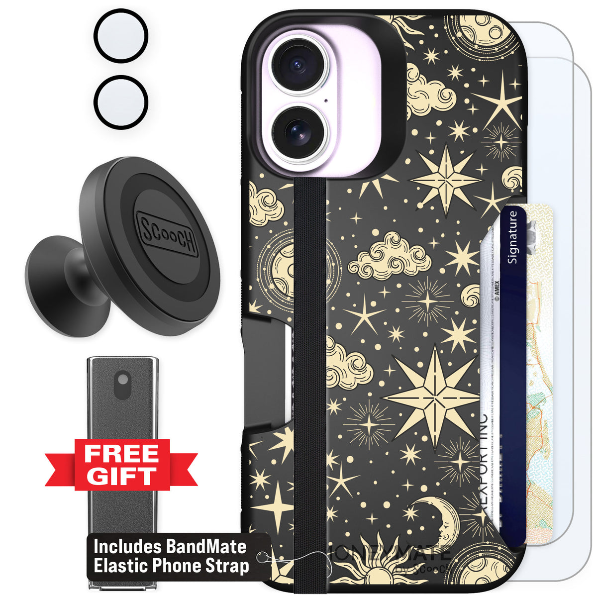 Scooch Moneymate Celestial Sleep for iPhone 17 — Defender Bundle