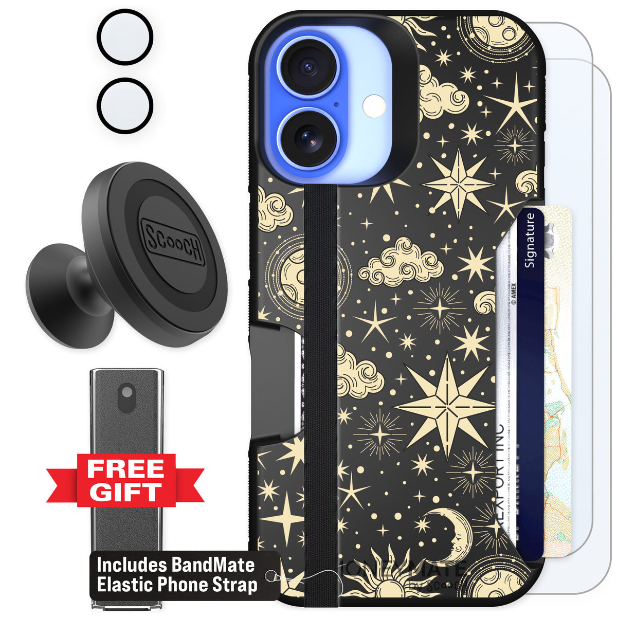 Scooch Moneymate Celestial Sleep for iPhone 16 — Defender Bundle