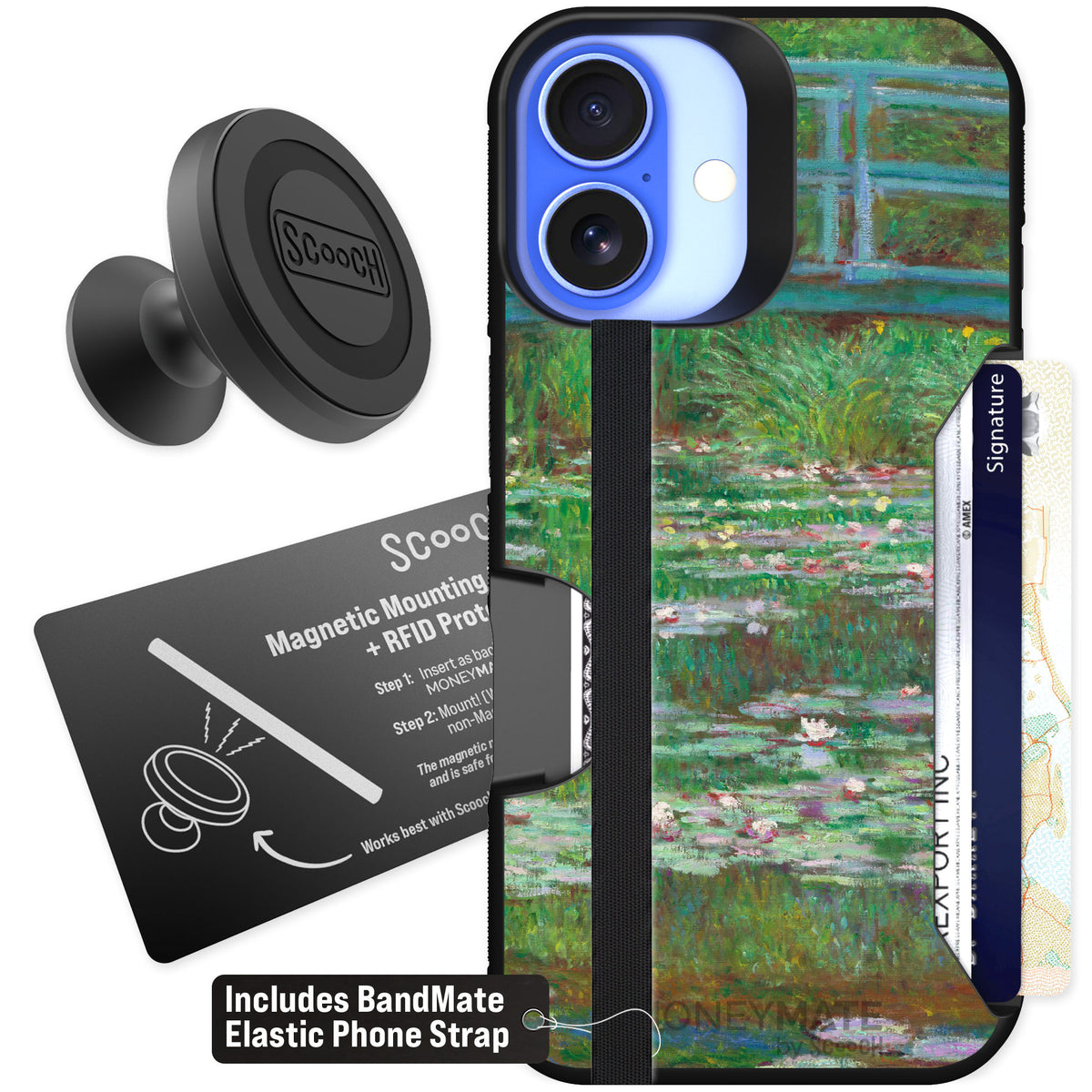 Scooch Moneymate Japanese Footbridge for iPhone 16 — Starter Bundle