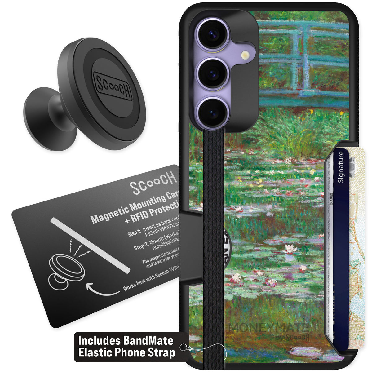 Scooch Moneymate Japanese Footbridge for Galaxy S25+ — Starter Bundle
