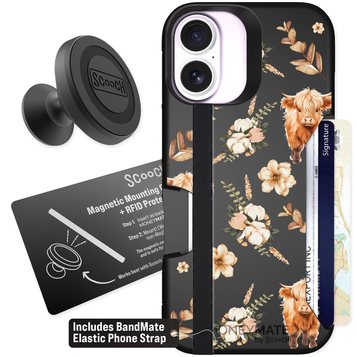 Scooch Moneymate Baby Cow for iPhone 17 — Starter Bundle