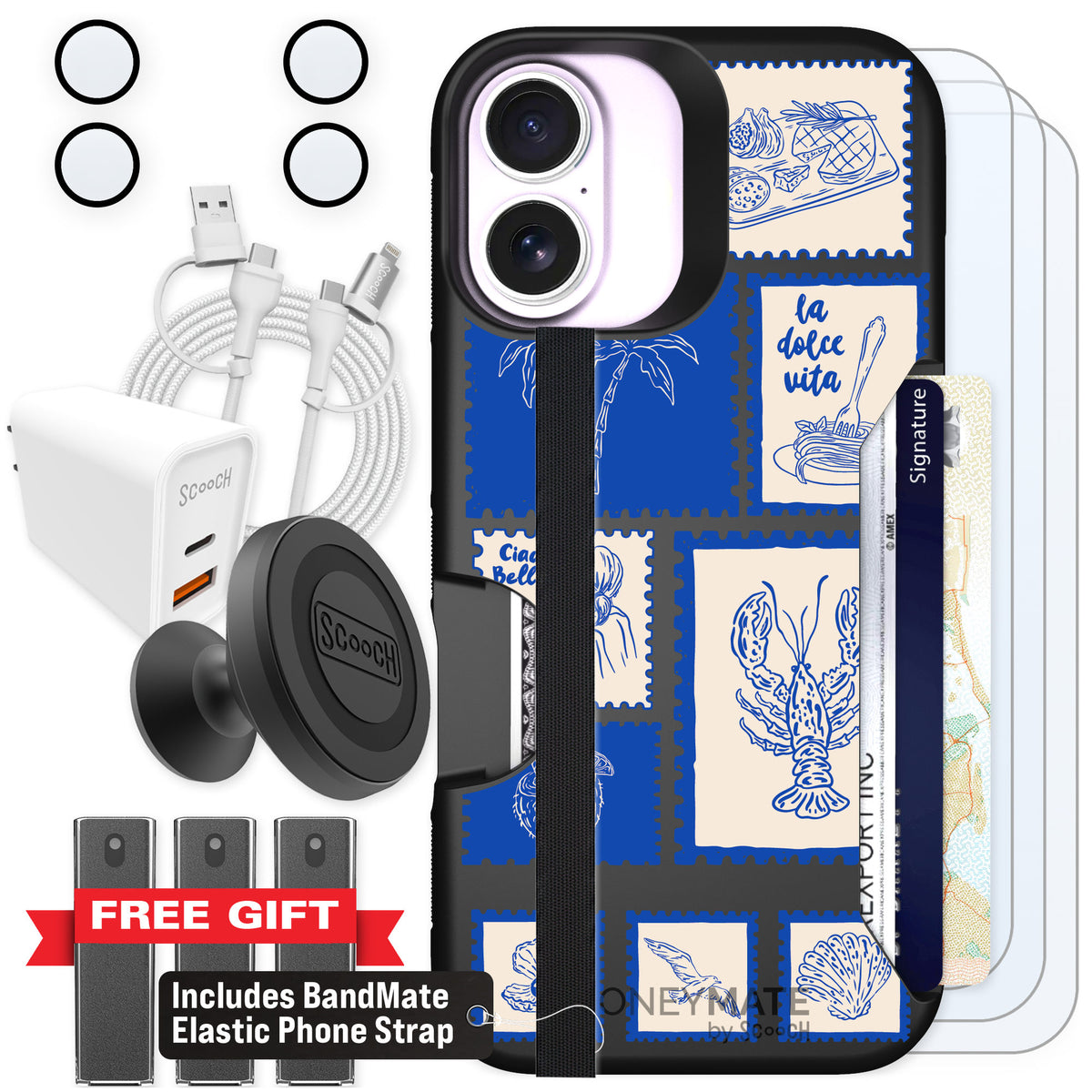 Scooch Moneymate Euro Summer for iPhone 17 — Ultimate Bundle