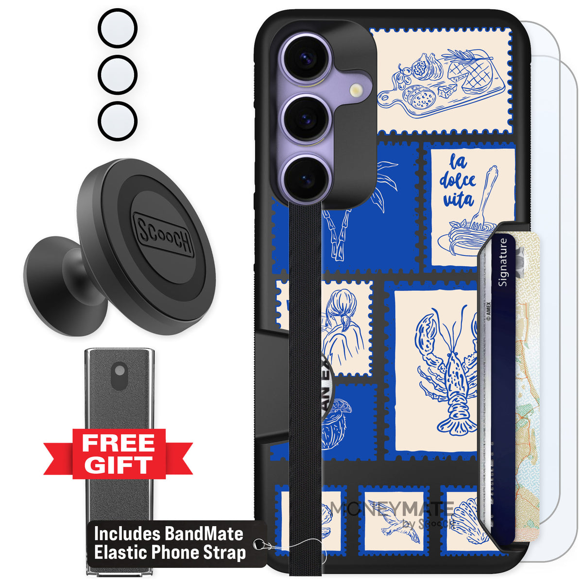 Scooch Moneymate Euro Summer for Galaxy S25+ — Defender Bundle