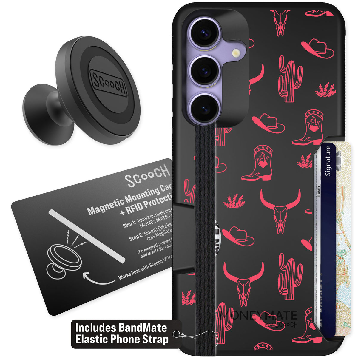 Scooch Moneymate Howdy Honey for Galaxy S25+ — Starter Bundle