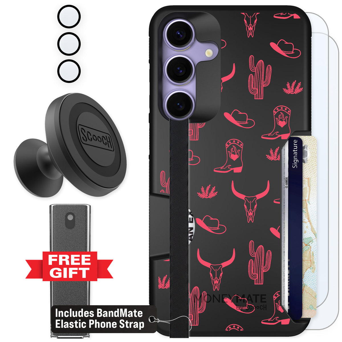 Scooch Moneymate Howdy Honey for Galaxy S25+ — Defender Bundle