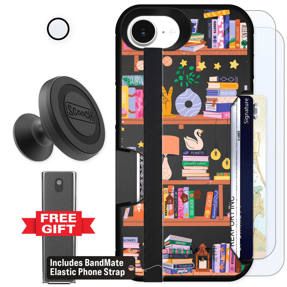 Scooch Moneymate Little Library for iPhone 17e — Defender Bundle