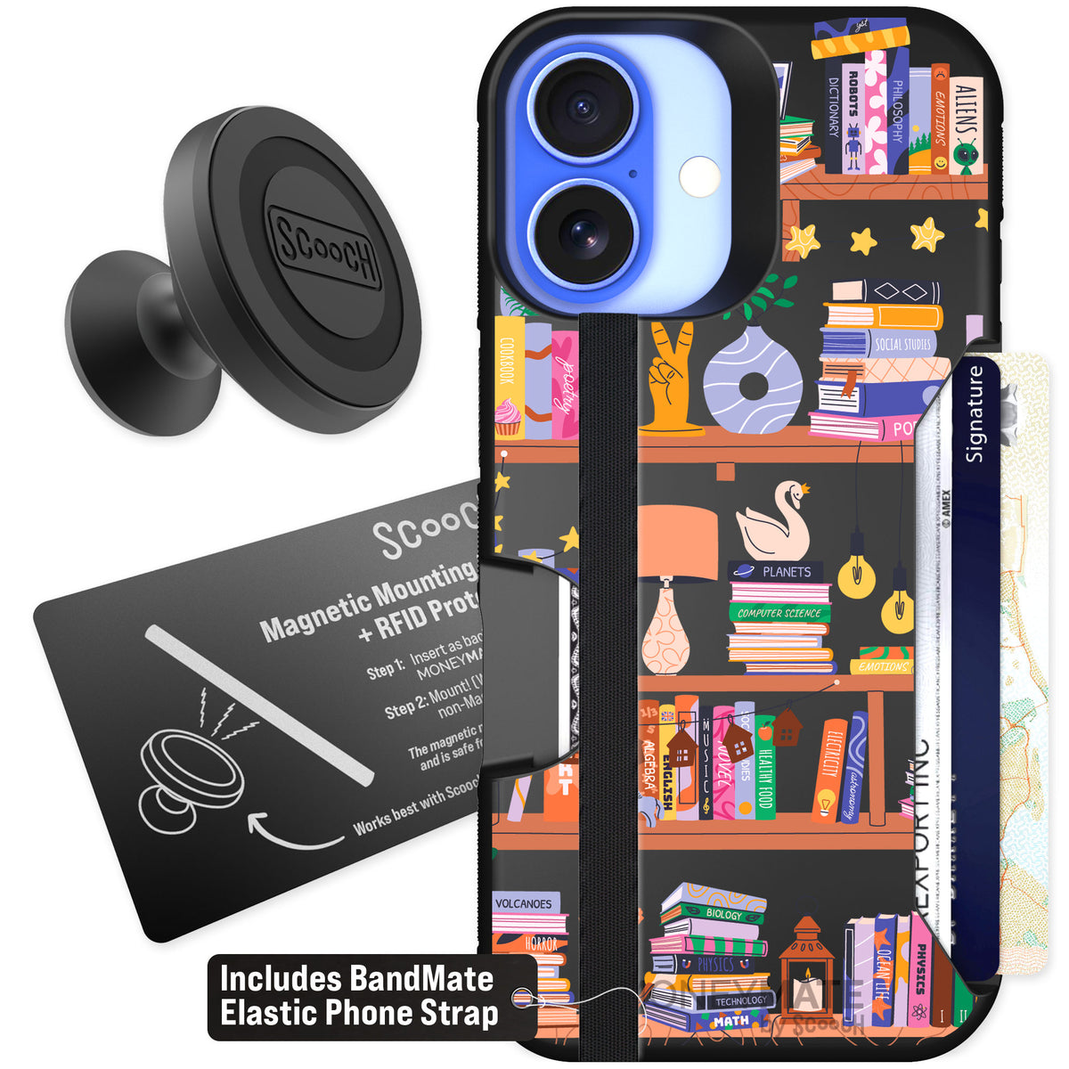 Scooch Moneymate Little Library for iPhone 16 — Starter Bundle