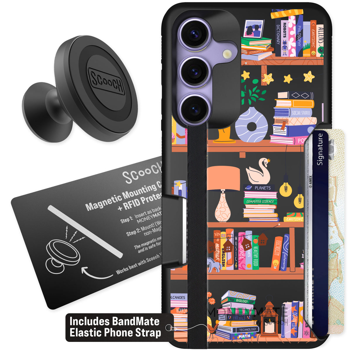 Scooch Moneymate Little Library for Galaxy S25 — Starter Bundle