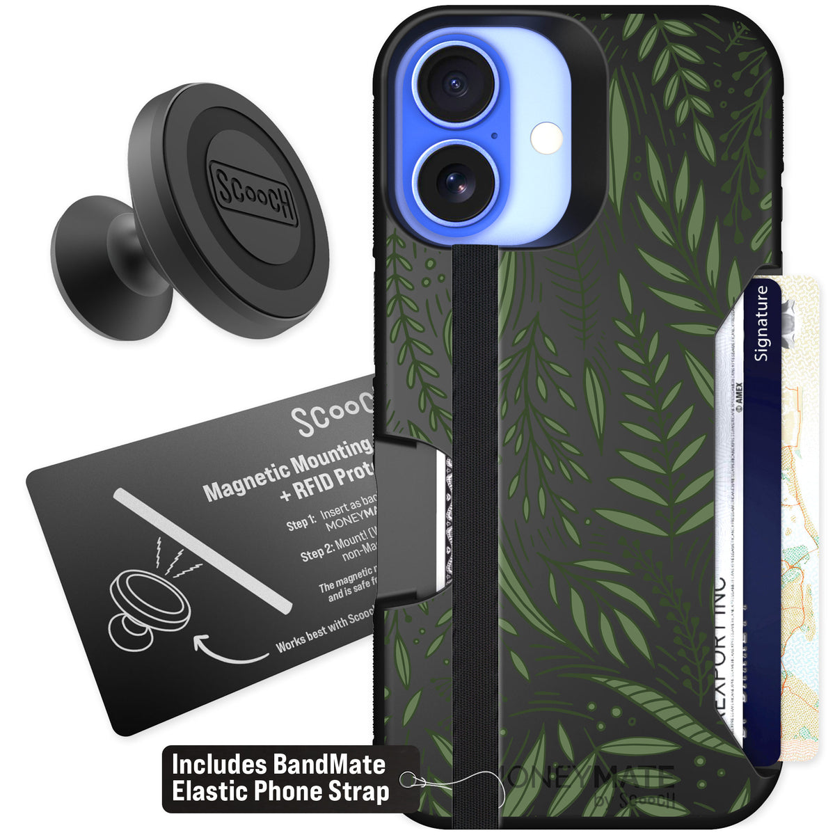 Scooch Moneymate Willow Garden for iPhone 16 — Starter Bundle