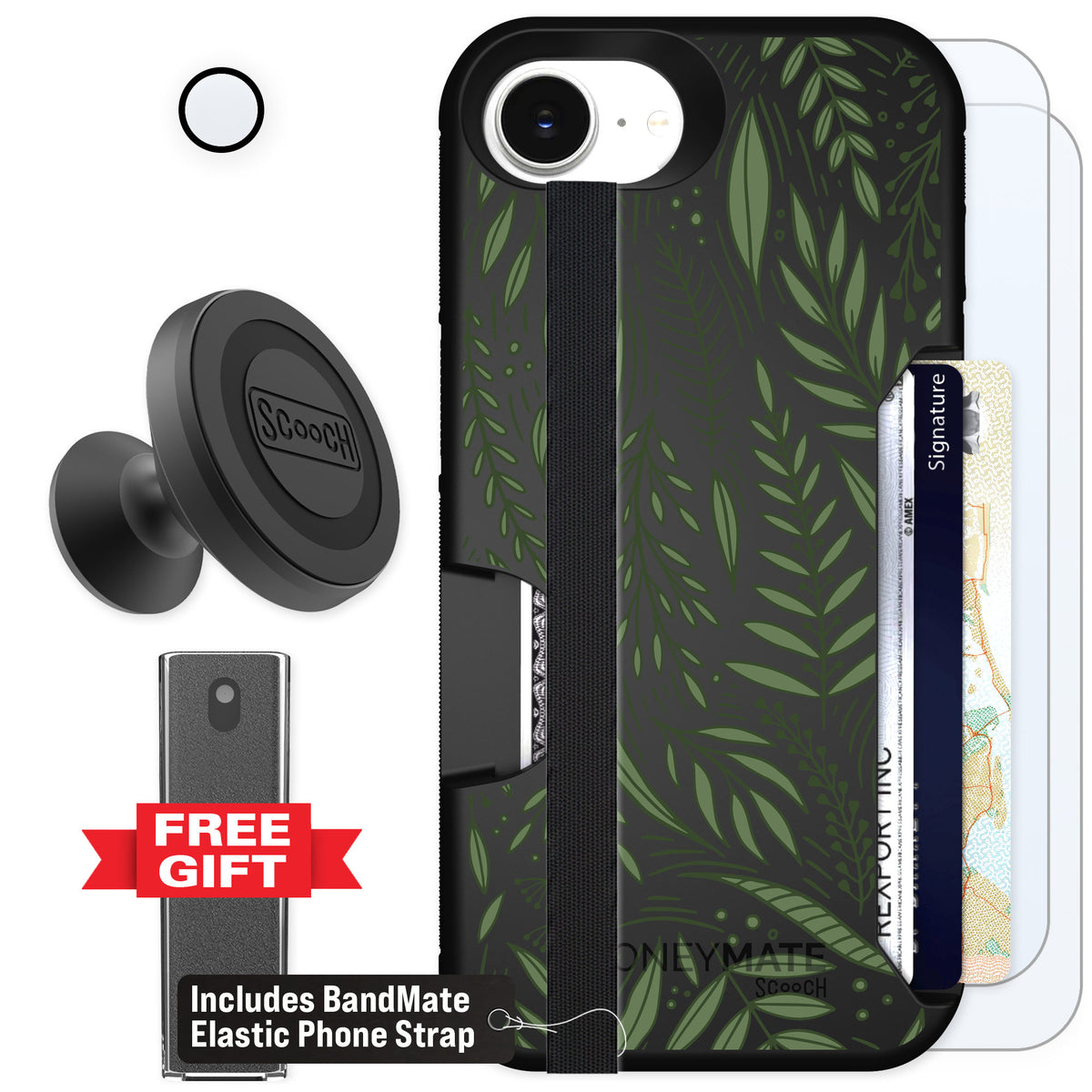Scooch Moneymate Willow Garden for iPhone 16e — Defender Bundle