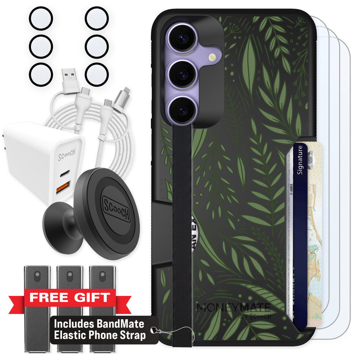 Scooch Moneymate Willow Garden for Galaxy S25+ — Ultimate Bundle