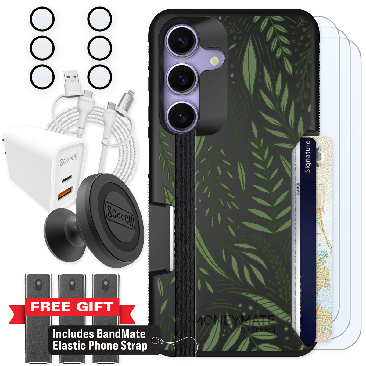 Scooch Moneymate Willow Garden for Galaxy S25 — Ultimate Bundle