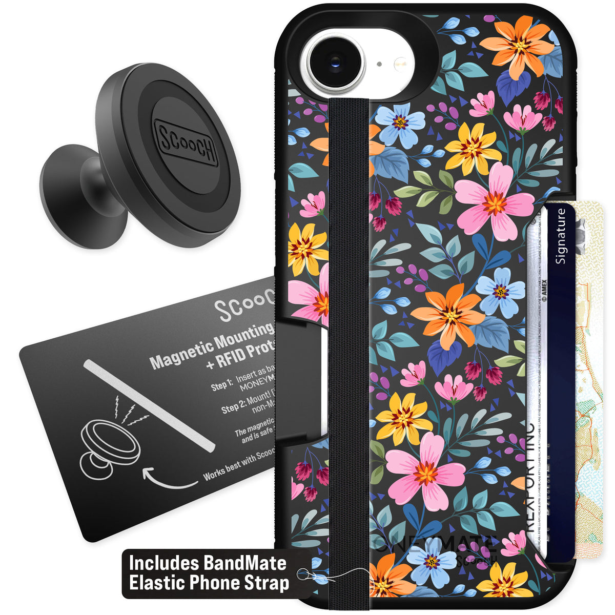 Scooch Moneymate Full Bloom for iPhone 17e — Starter Bundle