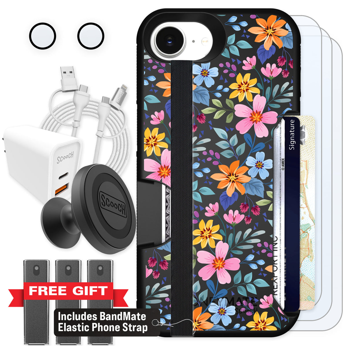 Scooch Moneymate Full Bloom for iPhone 17e — Ultimate Bundle