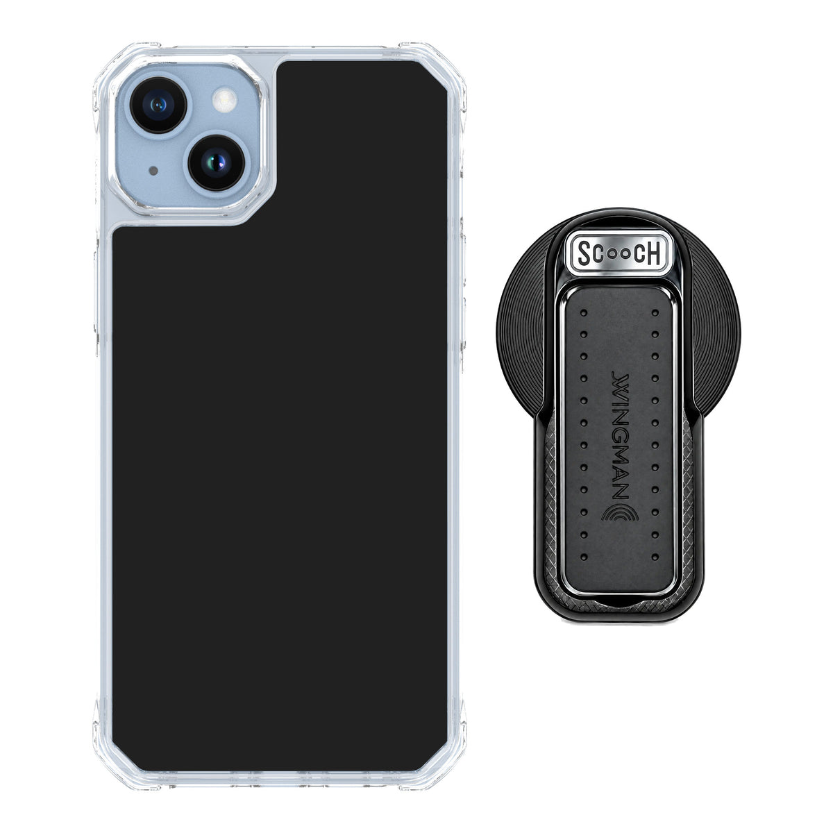 Scooch MagCase Black for iPhone 14 Plus — MagSafe Wingback Bundle - Black
