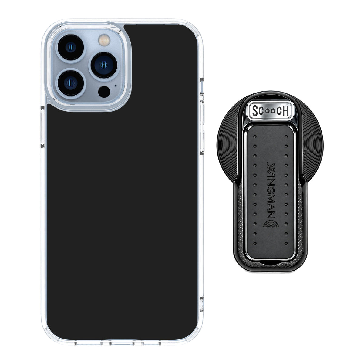 Scooch MagCase Black for iPhone 13 Pro Max — MagSafe Wingback Bundle - Black