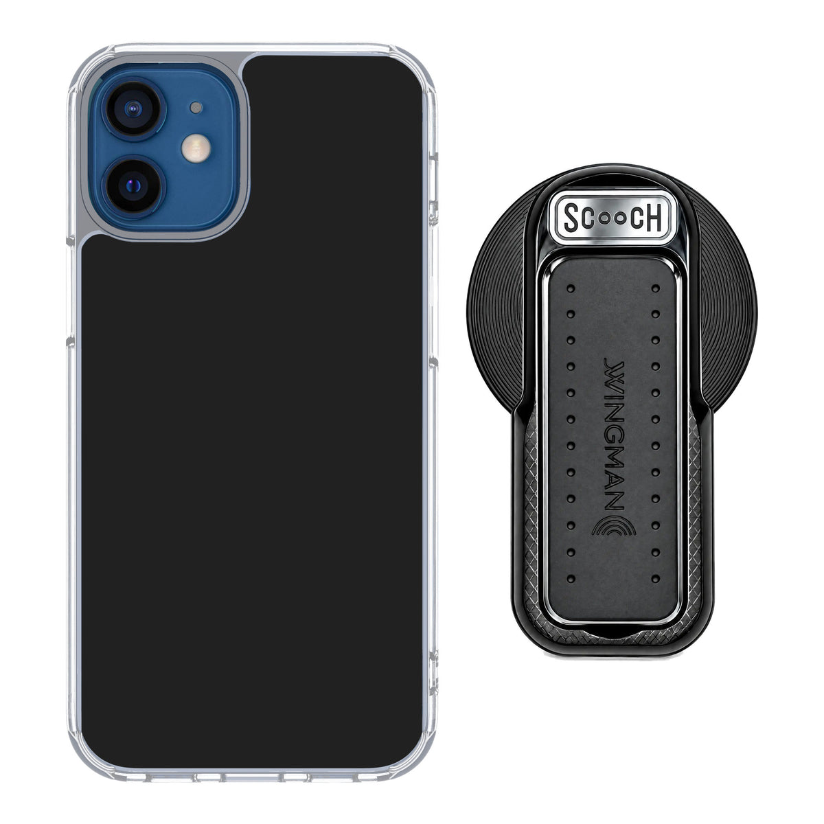 Scooch MagCase Black for iPhone 12 mini — MagSafe Wingback Bundle - Black